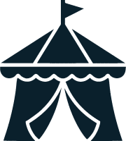 escape room ikona šator